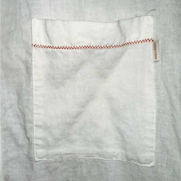 Brixton Condesa Linen Blend Shirtdress Embroidered - Picture 7 of 8